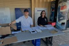 Board-members-checking-in-shooters
