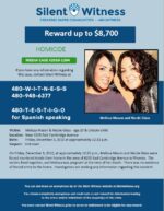 Homicide / Nicole Glass & Melissa Mason / Area of 4200 East Cambridge Avenue, Phoenix