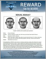 Sexual Assault / Unknown apartment complex near 15th Avenue and Indian School Road in Phoenix.