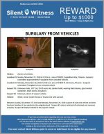 Burglary from Vehicles / North Phoenix