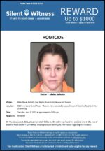 Homicide / Alisha Marie Bellotte / In the area of 8000 S. Arizona Grand Pkwy – Phoenix – In a secluded area southwest of Baseline Road and the I-10 Freeway