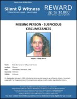 Missing Person – Suspicious Circumstances / Kelly Garre / Phoenix