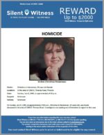 Homicide / Christina Jo Henneman / In the area of 1800 E. Thomas Road, Phoenix