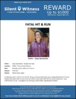 Fatal Hit & Run / Jesus Quintanilla / 3200 E. Thomas Rd., Phoenix