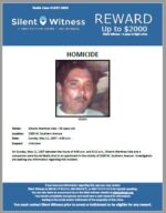 Homicide / Silverio Martinez Vela / 2000 W. Southern Avenue