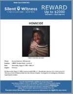 Homicide / Amanda Lee Lane / 1300 W. Buckeye Road – vicinity of
