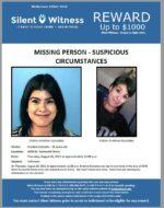 Missing Persons-Suspicious Circumstances / Kristine Gonzalez / 8300 W. Roosevelt Street