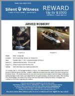 Armed Robbery / Unknown male / 615 W. Knox Road, Tempe, AZ – Transit bus