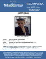 HOMICIDIO / Amber Lee Woodby / 800 W. Madison Street, Phoenix