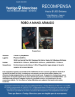 ROBO A MANO ARMADO / Circle K y Empleados