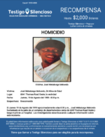 HOMICIDIO / Jose Mekalunga Mekondo / 6041 Thomas Road Oeste, la vecindad