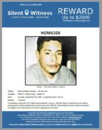 Homicide / Michael Ruben Cordova / 4300 W. Thomas Road – vicinity of