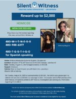 Homicide / Brittany Gutierrez-Bugarin/ Between 75th & 83rd Avenues on the I/10 Freeway – westbound