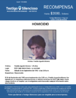 HOMICIDIO / Freddie Augustine Moreno / 3233 Calle Melvin Oeste – La vecindad