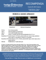 ROBOS A MANO ARMADO / Tres víctimas juveniles / Avenida 29 y Donner Drive y 4000 Baseline Road Oeste