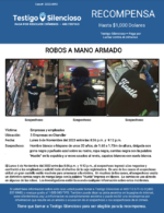 ROBOS A MANO ARMADO / 3 Empresas en Chandler