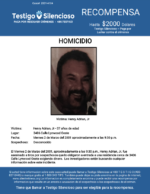 HOMICIDIO / Henry Adrian, Jr. / 3406 Calle Lynwood Oeste