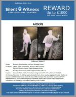 Arson / Unknown Male / 1450 E. Indian School Road – Business Office Complex and 2047 W. Glendale Avenue – Retail Shopping Center