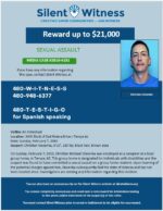 Sexual Assault / Sexual Exploitation of Minor / Unlawful flight to avoid Prosecution / 2400 block of E. Riviera Drive, Tempe, AZ – Vicinity of