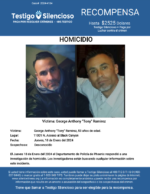 HOMICIDIO / George Anthony “Tony” Ramírez / 11001 N. Acceso al Black Canyon