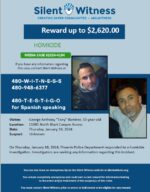 Homicide / George Anthony “Tony” Ramirez / 11001 N. Black Canyon Access