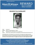 Residential Burglary / Homeowners / Area of U.S. 60 & Extension Road Mesa Az