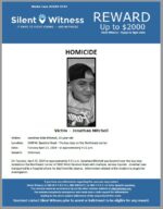 Homicide / Jonathan Billie Mitchell / 3900 W. Baseline Road – The bus stop on the Northwest corner