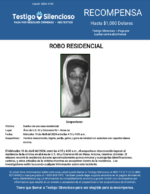 ROBO RESIDENCIAL / Dueños de una casa residencial / Área de U.S. 60 y Extension Rd – Mesa Az