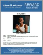 Homicide / Josiah Brisco / 10400 W. Broadway Road – Residential neighborhood just north of Broadway Road on South 104th Lane