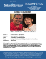 DOBLE HOMICIDIO / Robert Puentes y Xavier Martinez / 2700 Avenida South Mountain Este