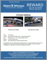 Stolen Vehicle / Vehicle owner / Area of 4300 W. Glendale Avenue – Residential neighborhood