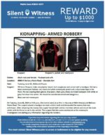 Kidnapping- Armed Robbery – Adult male and female / 6600 W. Bethany Home Road