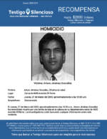 HOMICIDIO / Arturo Jimenez Gonzalez / Cerca de 4600 Avenida 39 Norte