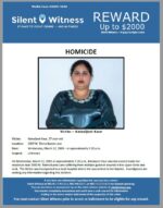 Homicide / Kamaljeet Kaur / 2307 W. Tierra Buena Lane