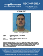 HOMICIDIO / Javier Vigil Hernandez / 1700 Darrel Road Oeste