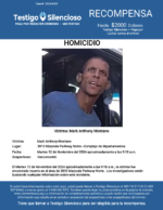 HOMICIDIO / Mark Anthony Montano / 3810 Maryvale Parkway Norte – Complejo de departamentos