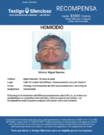 HOMICIDIO / Miguel Ramirez / Calle 16 e Indian School Road – Estacionamiento cerca de Circulo K