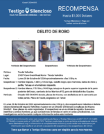 DELITO DE ROBO / 2 male suspects / 21037 Cave Creek Road Norte – Tienda Valvoline