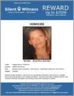 Homicide / Angelina Barrios / Near 4600 N. 73rd Avenue