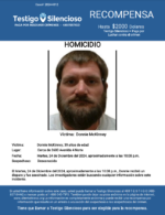 HOMICIDIO / Donnie McKinney / Cerca de 3600 Avenida 4 Norte