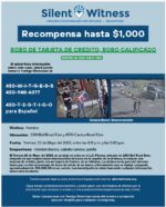 Robo de Tarjeta de Credito, Robo Calificado / Hombre / 3301 Bell Road Este y 4570 Cactus Road Este