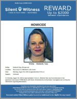 Homicide / Kimberly Teas / Near area of 17000 North 12th Street