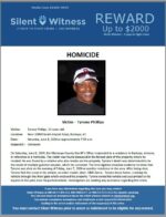Homicide / Tyrone Phillips / Area of 10000 South Airport Road – Buckeye AZ