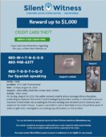 Credit Card Theft / Adult Male / 3721 East Thomas Road  – Wal-Mart