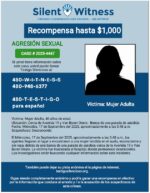 Agresion Sexual / Mujer Adulta / Cerca de Avenida 19 y Van Buren Oeste – Banca de una parada de autobús
