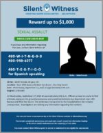 Sexual Assault / Adult Female / Near 19th Avenue & West Van Buren – Bus Stop bench