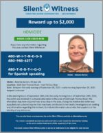 Homicide / Ashante Burton / 3200 East Thomas Road – near the bus Stop