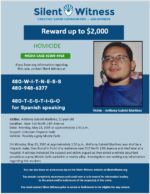 Homicide / Anthony Gabriel Martinez / Near 510 North 13th Avenue