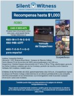 Robo / Compañia Electrica/ 1202 Thomas Road Oeste – Campus de Phoenix College