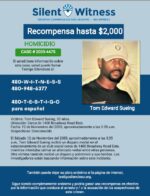 HOMICIDIO / Tom Edward Sueing / Cerca de 1400 Broadway Road Este.